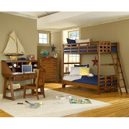 Twin Over Twin Bunk Bedroom Group